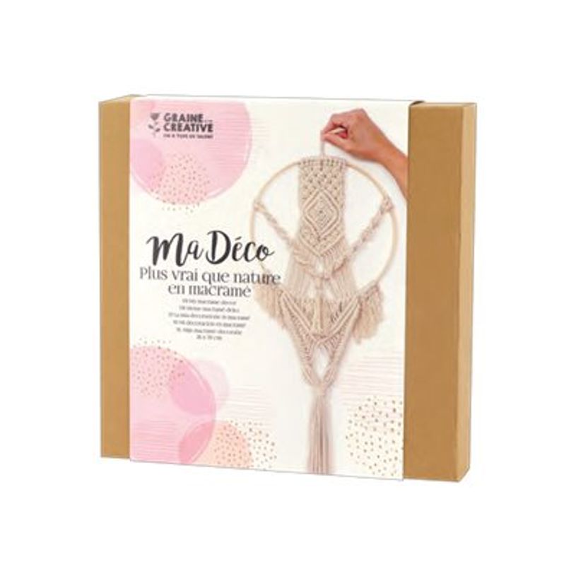 3532437910586-Graine Creative Ma Déco - kit macramé suspension cercle en bambou - 26 x 70 cm-P_405119912_1-0