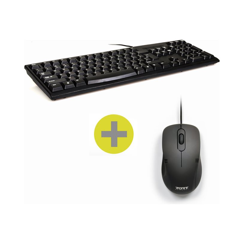 3567049009007-PORT Connect - ensemble clavier et souris filaire - Azerty-P_405119989_10-7