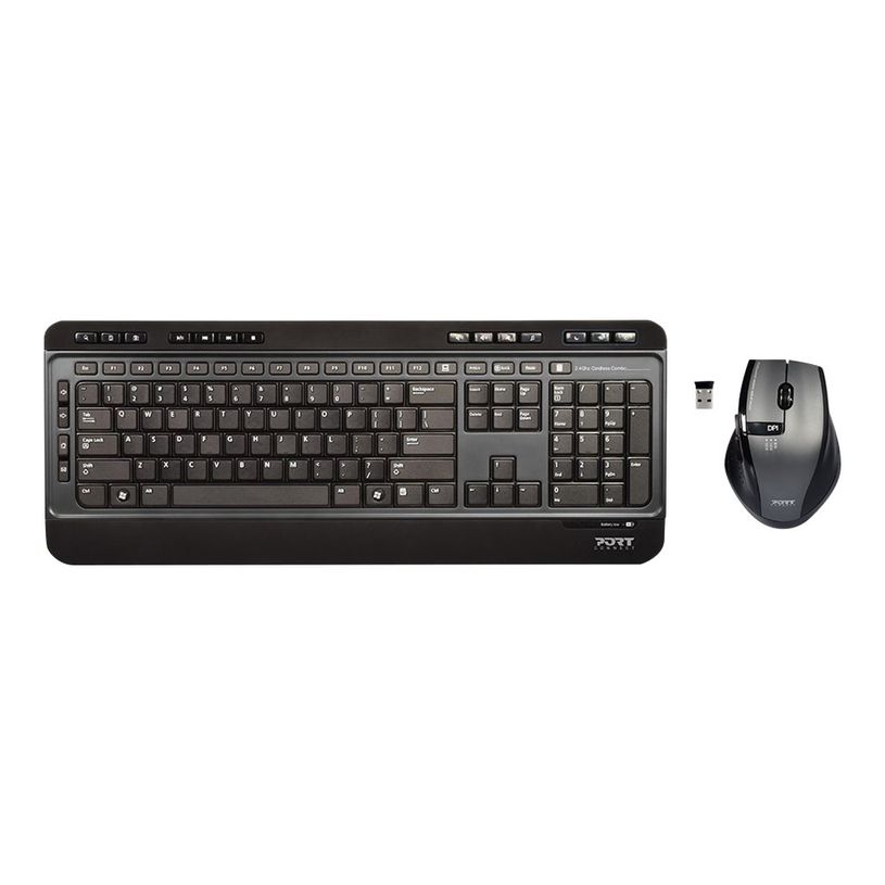 3567049009014-PORT Connect - ensemble clavier et souris sans fil silencieux- AZERTY -P_405119991_14-1