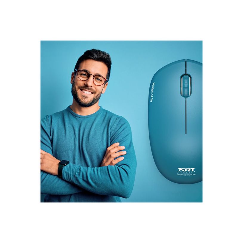 3567049005368-PORT DESIGNS - Souris sans fil - bleu-P_405119994_2-4