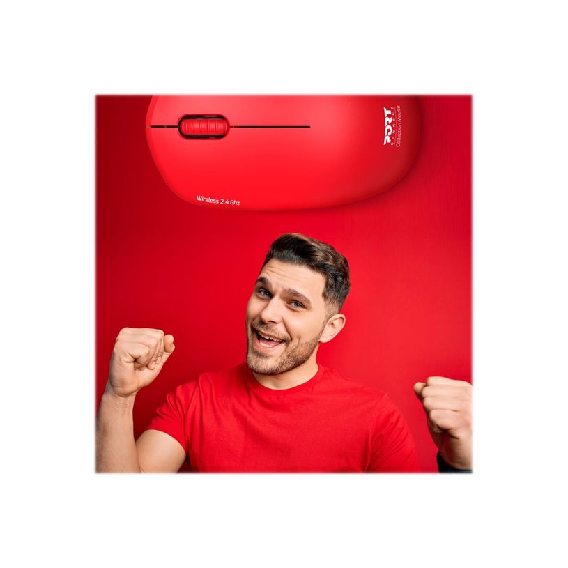 3567049005375-PORT DESIGNS - Souris sans fil - rouge-P_405119995_1-3