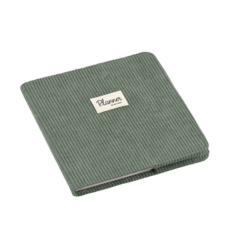 3371010477920-Agenda Colette avec répertoire - 1 semaine sur 2 pages - 16 x 16 cm - vert sapin - Quo Vadis--1