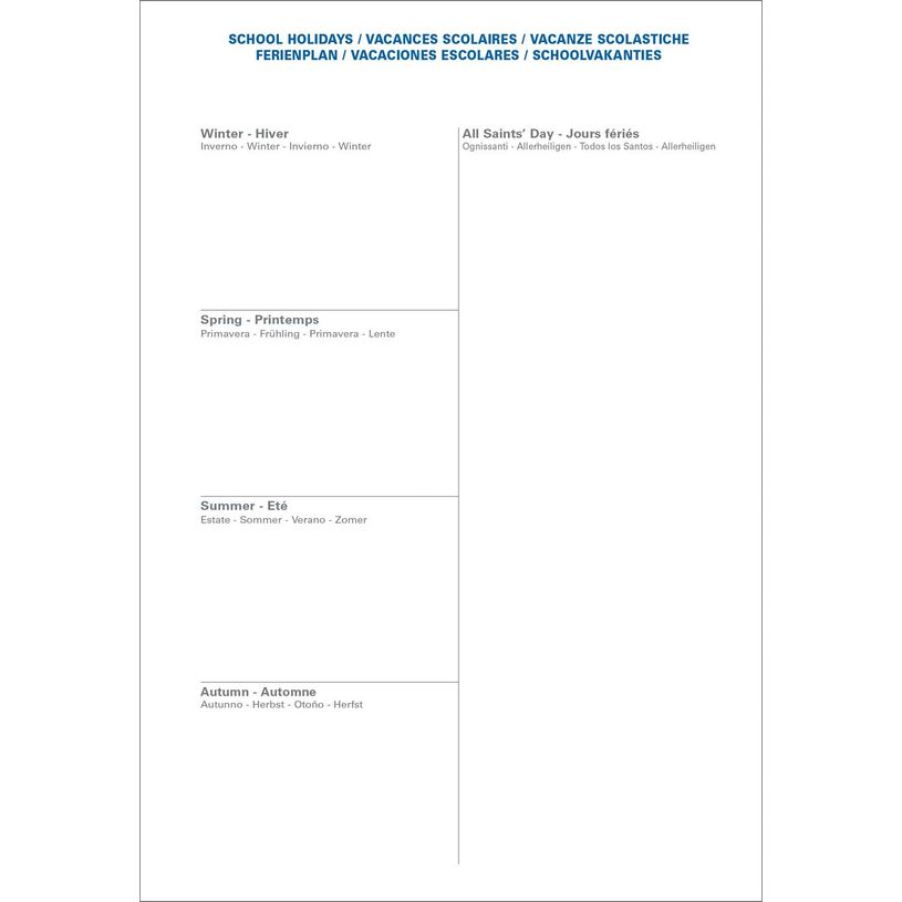 3371010474943-Agenda Equology President avec répertoire - 1 semaine sur 2 pages - 21 x 27 cm - rouge cerise - Quo Va--3