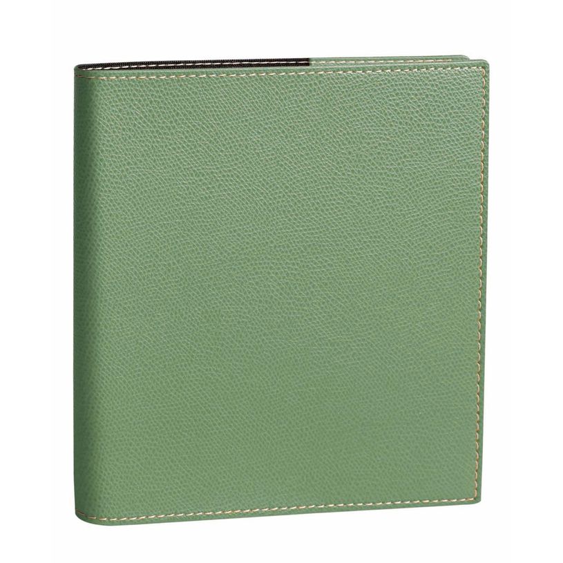 3371010475926-Quo Vadis - Agenda avec répertoire - Exécutif - Semainier Planning - Français - Club - Vert - 14 mois de décembre à janvier - 16x16 cm - Papier Clairefontaine blanc - Fabri--0