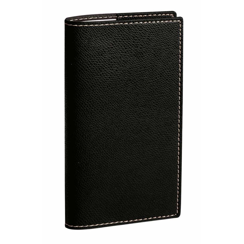3371010173549-Quo Vadis - Agenda avec répertoire - Italnote B - Semainier Horizontal - Français - Club - Noir - 12 mois et 1/2 de mi-décembre à déc--0