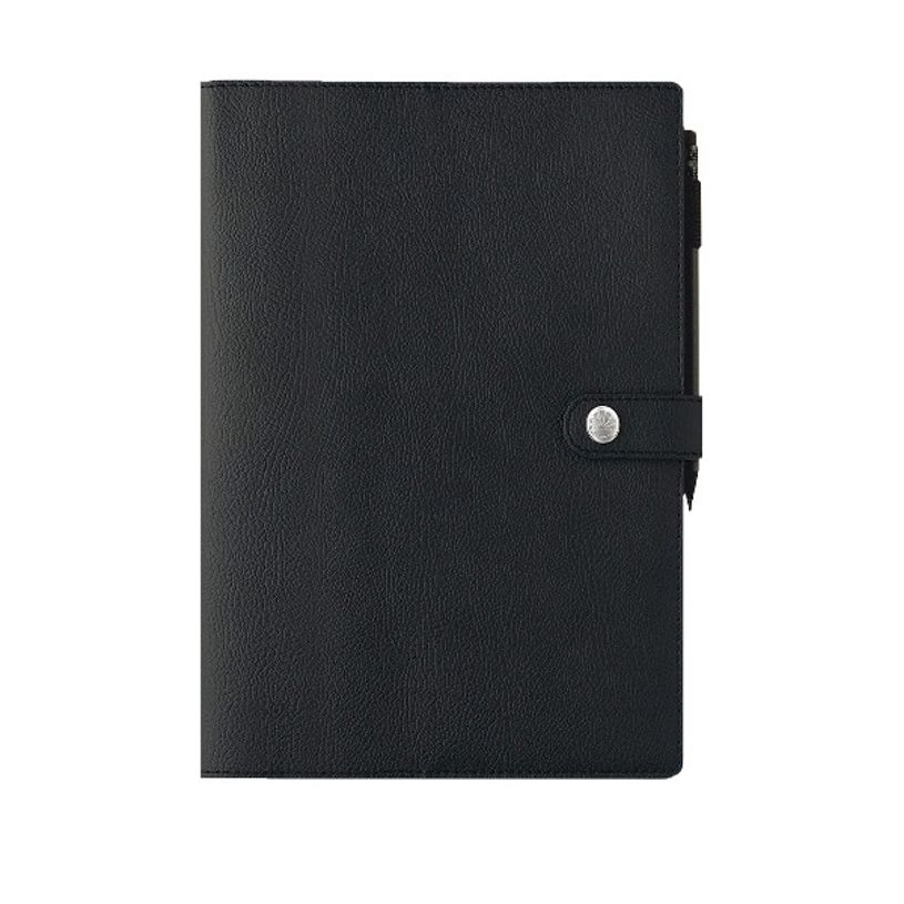 3664447128931-Agenda spiralé Kent - 1 semaine sur 2 pages - 22 x 30,7 cm - noir - Oberthur-P_405120062_1-0