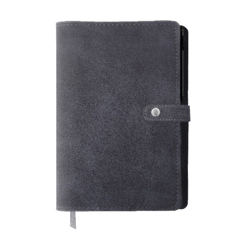 3664447128948-Agenda spiralé Kent - 1 semaine sur 2 pages - 22 x 30,7 cm - ardoise - Oberthur-P_405120063_1-0