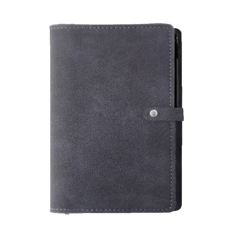 3664447129037-Agenda spiralé Kent - 1 semaine sur 2 pages - 17 x 24,5 cm - ardoise - Oberthur-P_405120072_1-0