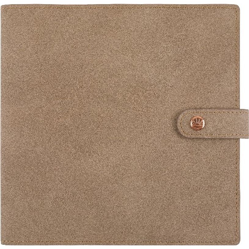 3664447135816-Agenda spiralé Ramatuelle - 1 semaine sur 2 pages - 16,5 x 16,5 cm - taupe - Oberthur-P_405120121_1-0