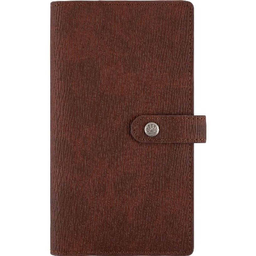 3664447129600-Agenda de poche spiralé Louisiane - 1 semaine sur 2 pages - 9,5 x 17,5 cm - brun - Oberth-P_405120165_1-0