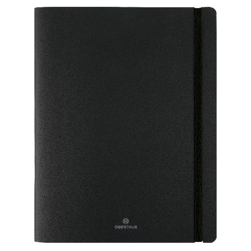 3664447126890-Agenda Cervin - 1 semaine sur 1 page + 1 page de notes - 19 x 24,5 cm - gris - Oberthur-P_405120168_1-0