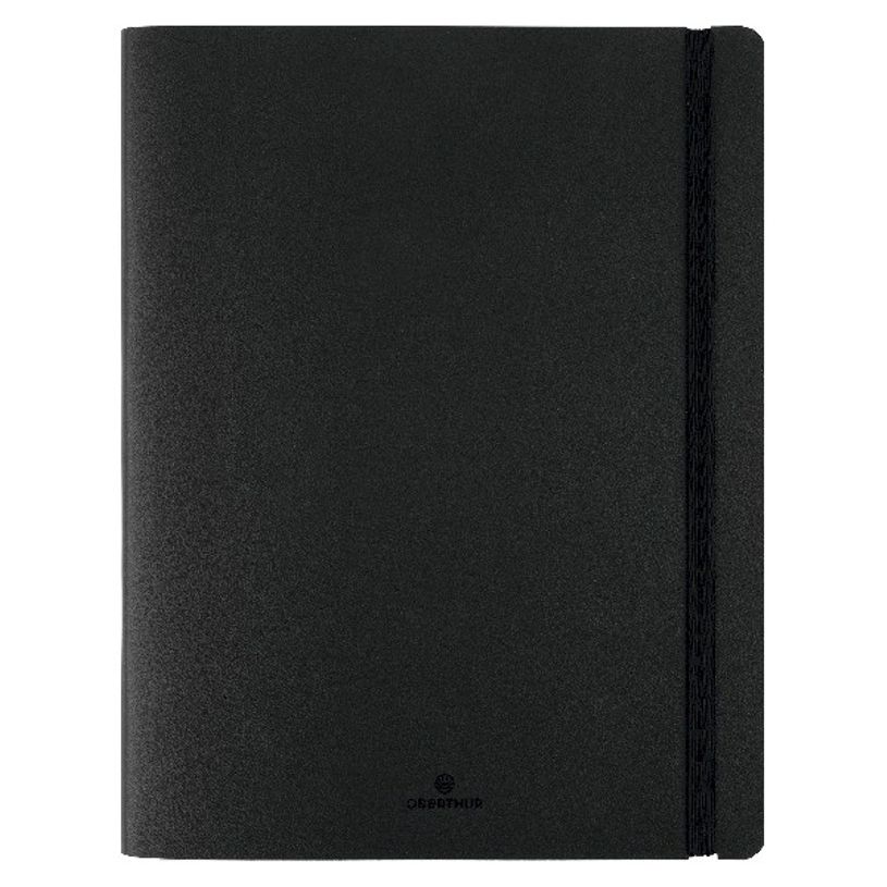3664447126913-Agenda Cervin - 1 semaine sur 2 pages - 13,4 x 21 cm - noir - Oberthur-P_405120170_1-0