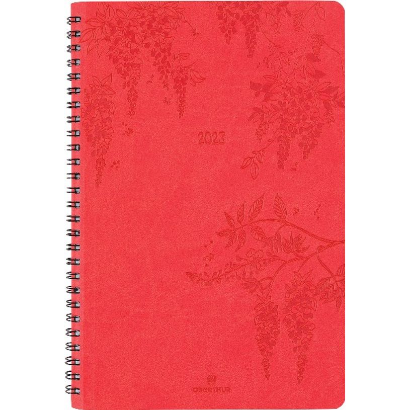 3664447130200-Agenda Primrose - 1 semaine sur 2 pages - 17 x 24,5 cm - corail - Oberthur-P_405120180_1-0