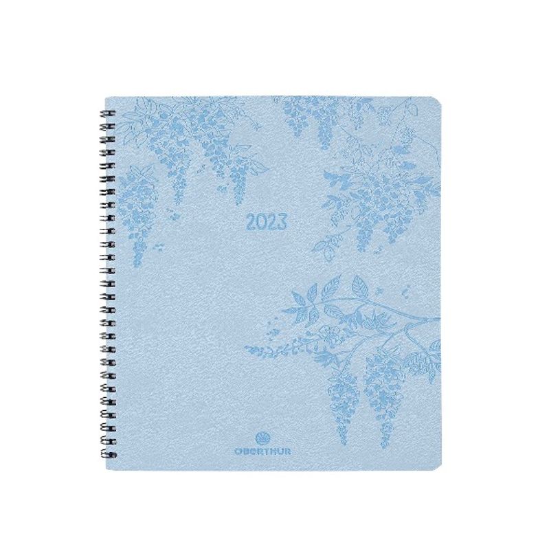 3664447134437-Agenda Primrose - 1 semaine sur 2 pages - 16,5 x 16,5 cm - bleu ciel - Oberthur-P_405120186_1-0