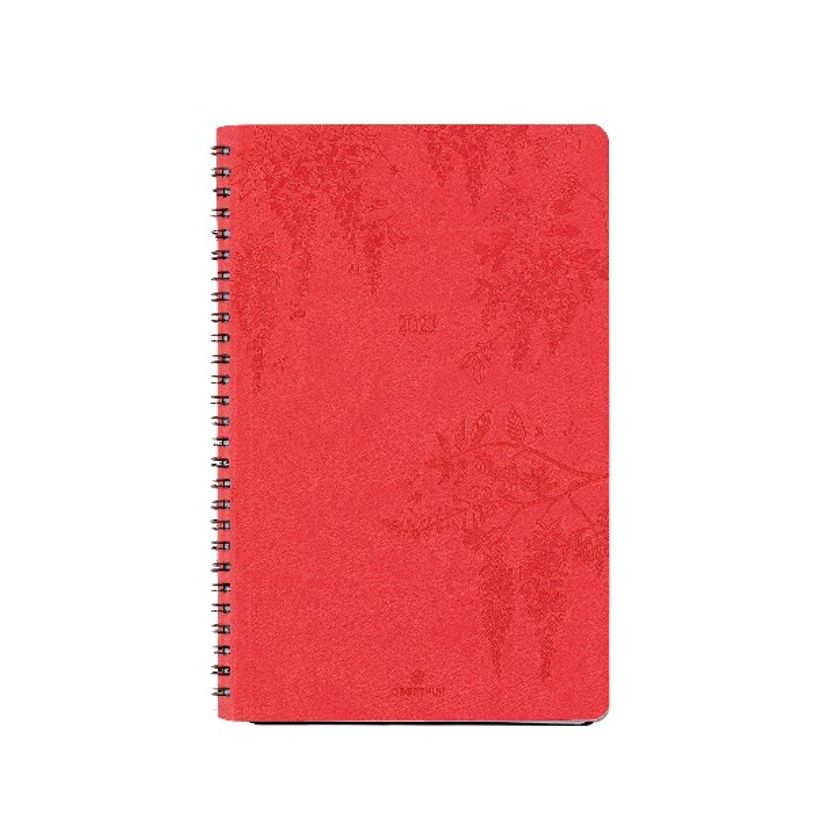 3664447130309-Agenda Primrose - 1 semaine sur 2 pages - 10 x 15 cm - corail - Oberthur-P_405120195_1-0