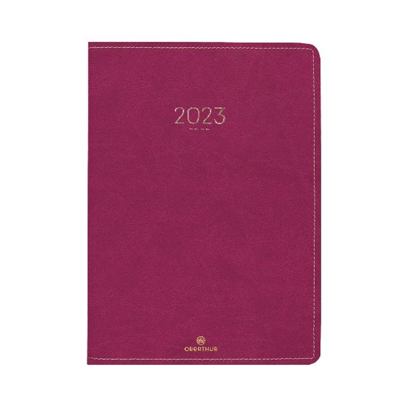 3664447132020-Agenda Eton - 1 semaine sur 2 pages - 22 x 28 cm - prune - Oberthur-P_405120200_1-0