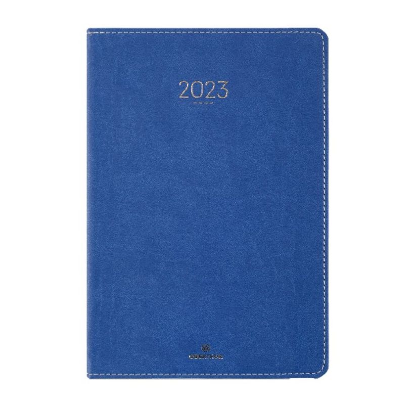 3664447128238-Agenda Eton - 1 semaine sur 2 pages - 17 x 24,5 cm - bleu - Oberthur-P_405120202_1-0