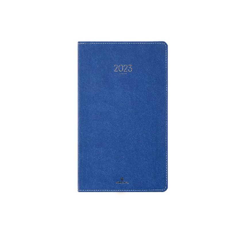 3664447128313-Agenda de poche Eton - 1 semaine sur 2 pages - 9,5 x 17,5 cm - bleu - Oberthur-P_405120210_1-0