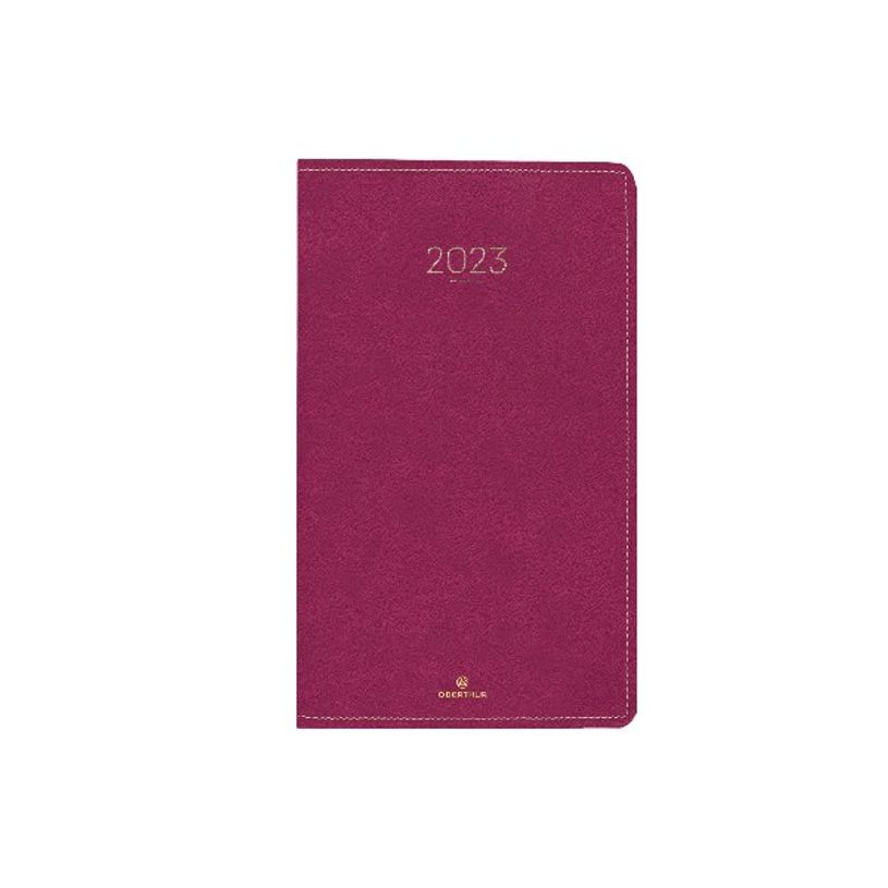 3664447128337-Agenda de poche Eton - 1 semaine sur 2 pages - 9,5 x 17,5 cm - prune - Oberthur-P_405120212_1-0