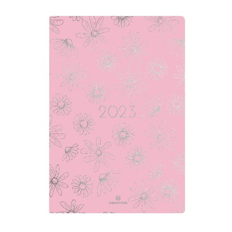 3664447131443-Agenda Astoria - 1 semaine sur 2 pages - 17 x 24,5 cm - marguerite - Oberthur-P_405120230_1-0
