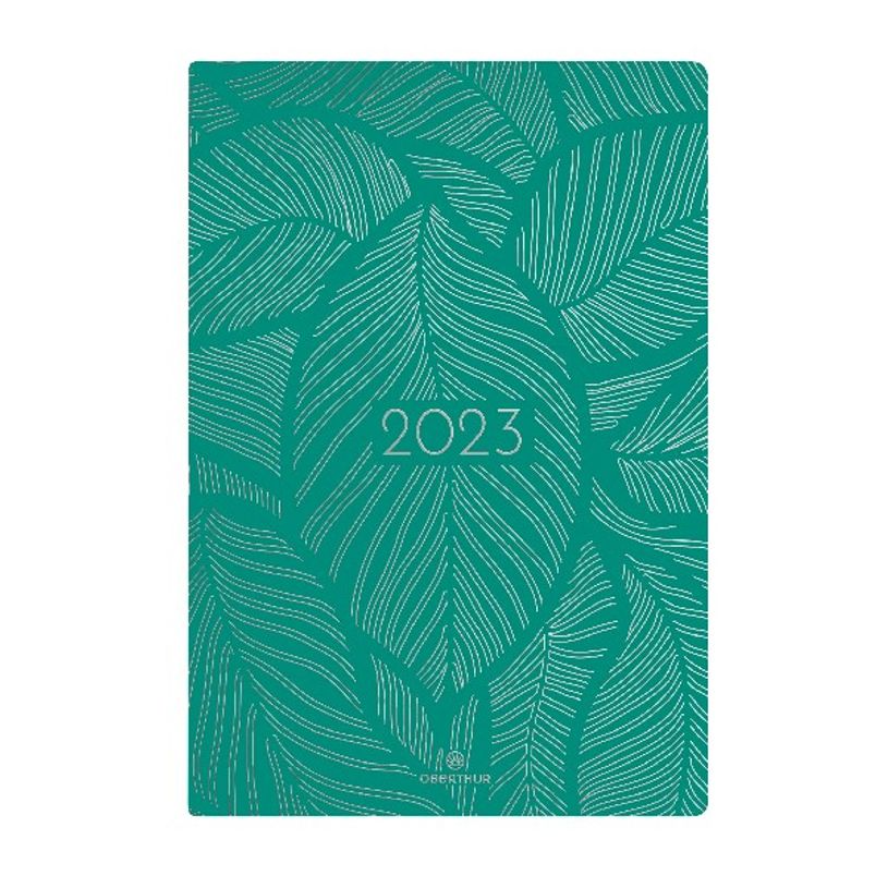 3664447131450-Agenda Astoria - 1 semaine sur 2 pages - 17 x 24,5 cm - feuillage - Oberthur-P_405120231_1-0