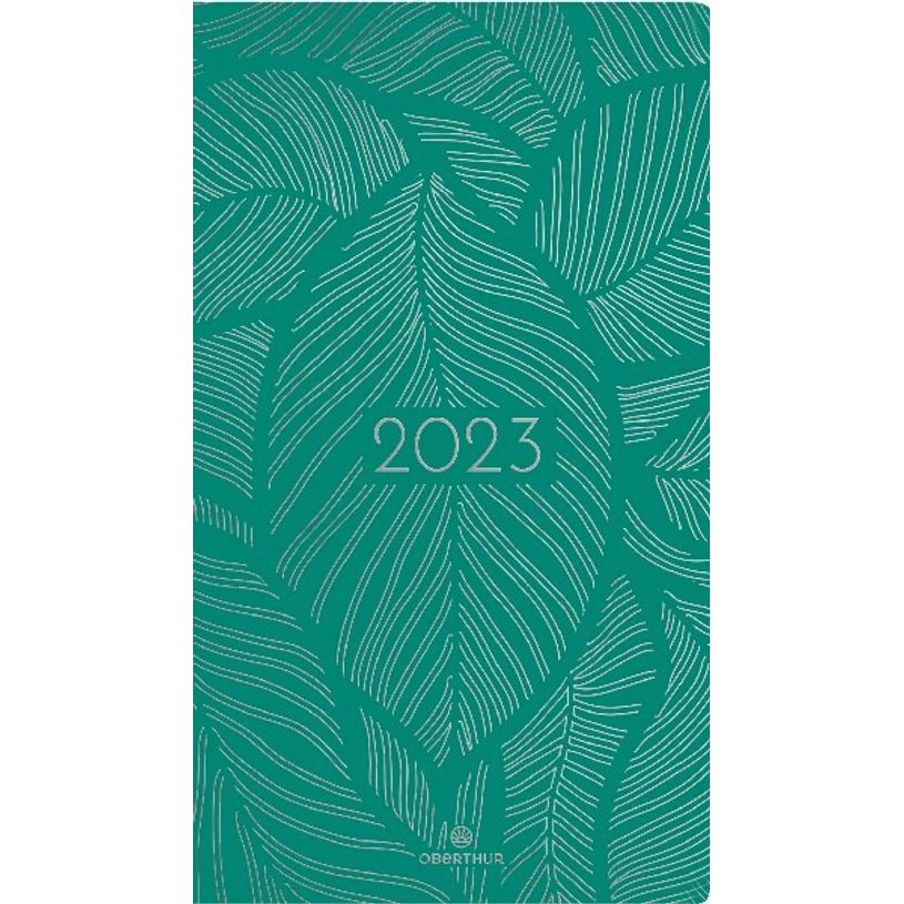 3664447131511-Agenda de poche Astoria - 1 semaine sur 2 pages - 9,5 x 17,5 cm - feuillage - Oberthur-P_405120237_1-0