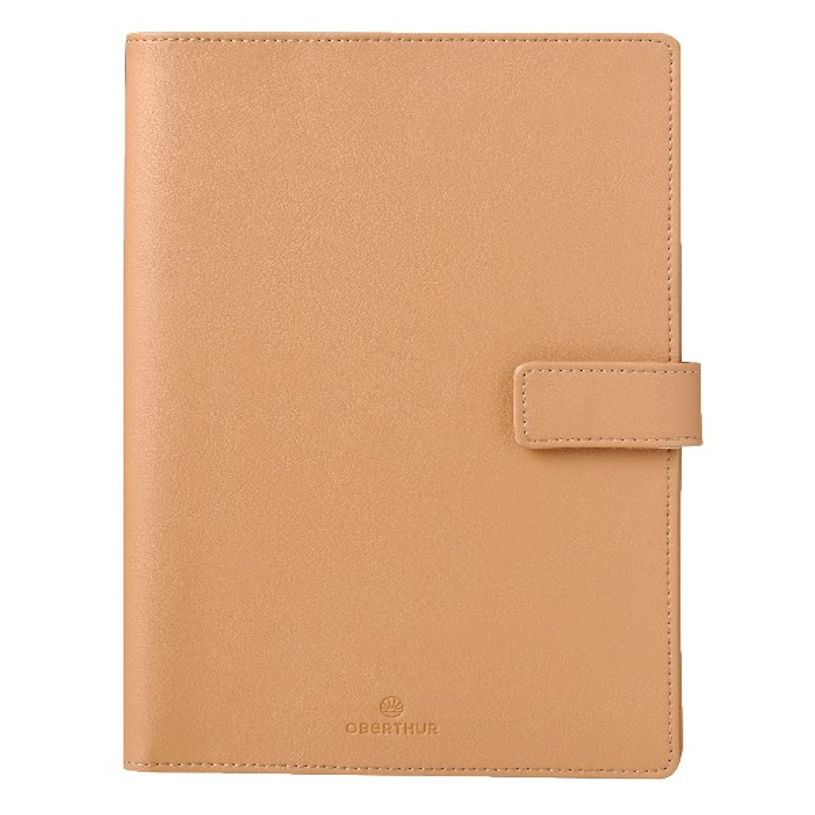 3664447133799-Agenda Milano - 1 semaine sur 2 pages - 22 x 28 cm - camel - Oberthur-P_405120254_1-0