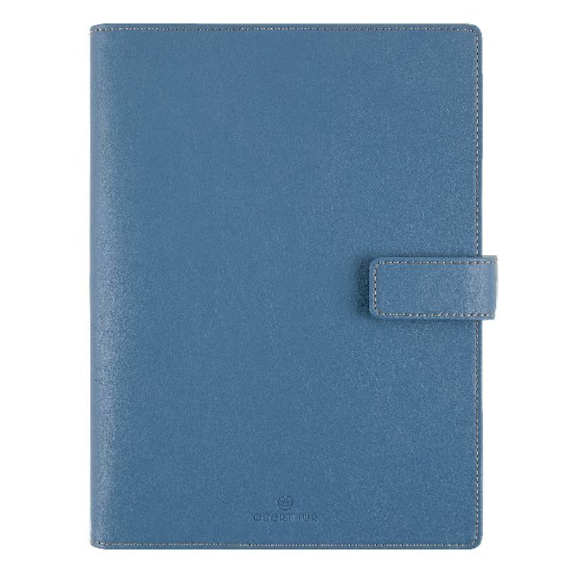 3664447133812-Agenda Milano - 1 semaine sur 2 pages - 22 x 28 cm - bleu denim - Oberthur-P_405120255_1-0