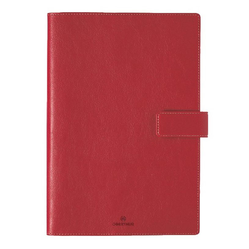 3664447133942-Agenda Milano - 1 semaine sur 2 pages - 17 x 24,5 cm - rouge - Oberthur-P_405120263_1-0