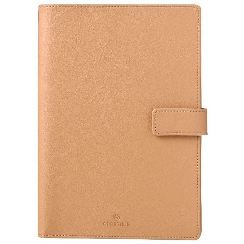 3664447133973-Agenda Milano - 1 semaine sur 2 pages - 17 x 24,5 cm - camel - Oberthur-P_405120265_1-0