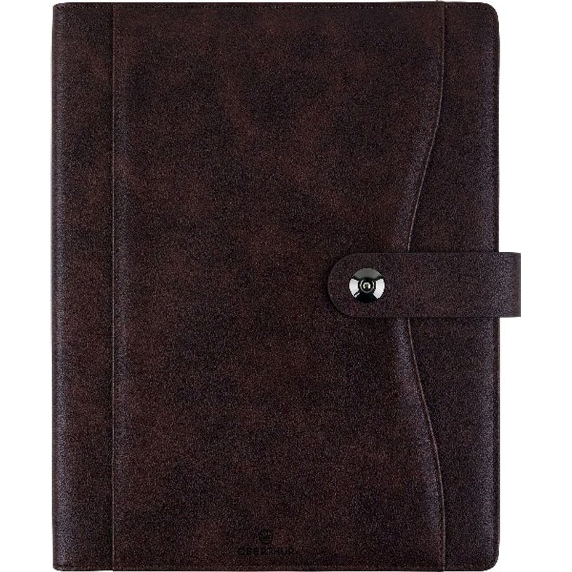 3664447126982-Agenda spiralé Davos - 1 semaine sur 2 pages - 22 x 28 cm - marron - Oberthur-P_405120277_1-0