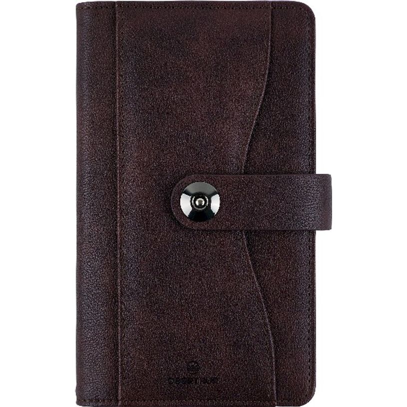 3664447127040-Agenda de poche spiralé Davos - 1 semaine sur 2 pages - 9,5 x 17,5 cm - marron - Oberthur-P_405120283_1-0