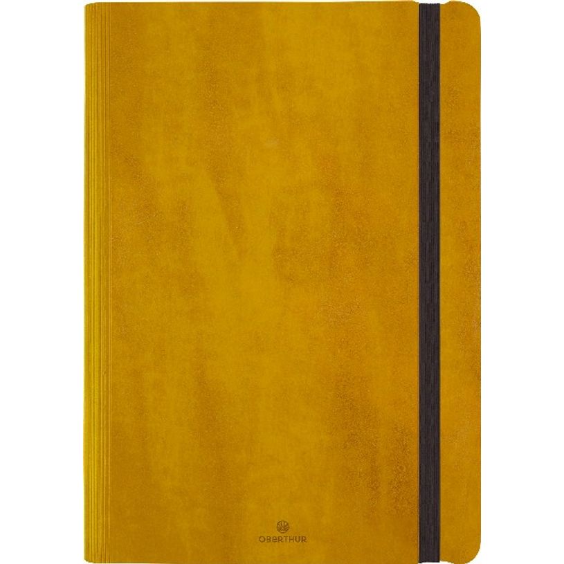 3664447129808-Agenda Medicis - 1 semaine sur 2 pages - 17 x 24,5 cm - moutarde - Oberthur-P_405120294_1-0