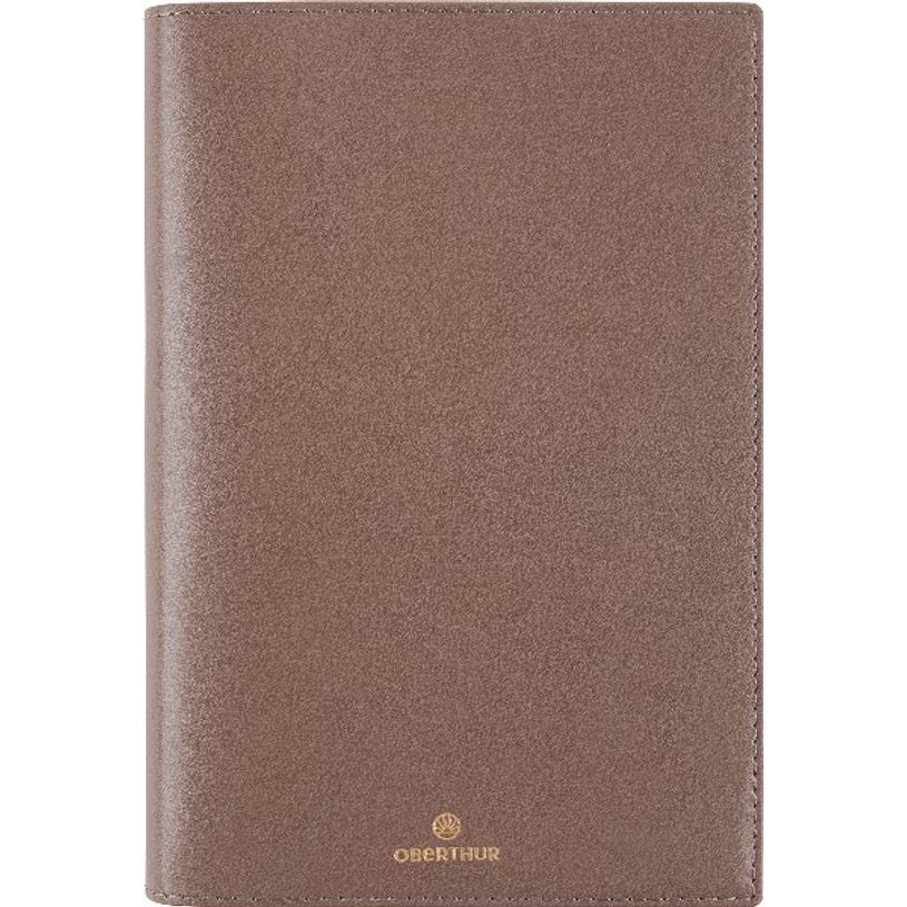 3664447131870-Agenda Feroe - 1 semaine sur 1 page + 1 page de notes - 15,5 x 21,5 cm - moka - Oberthur-P_405120303_1-0