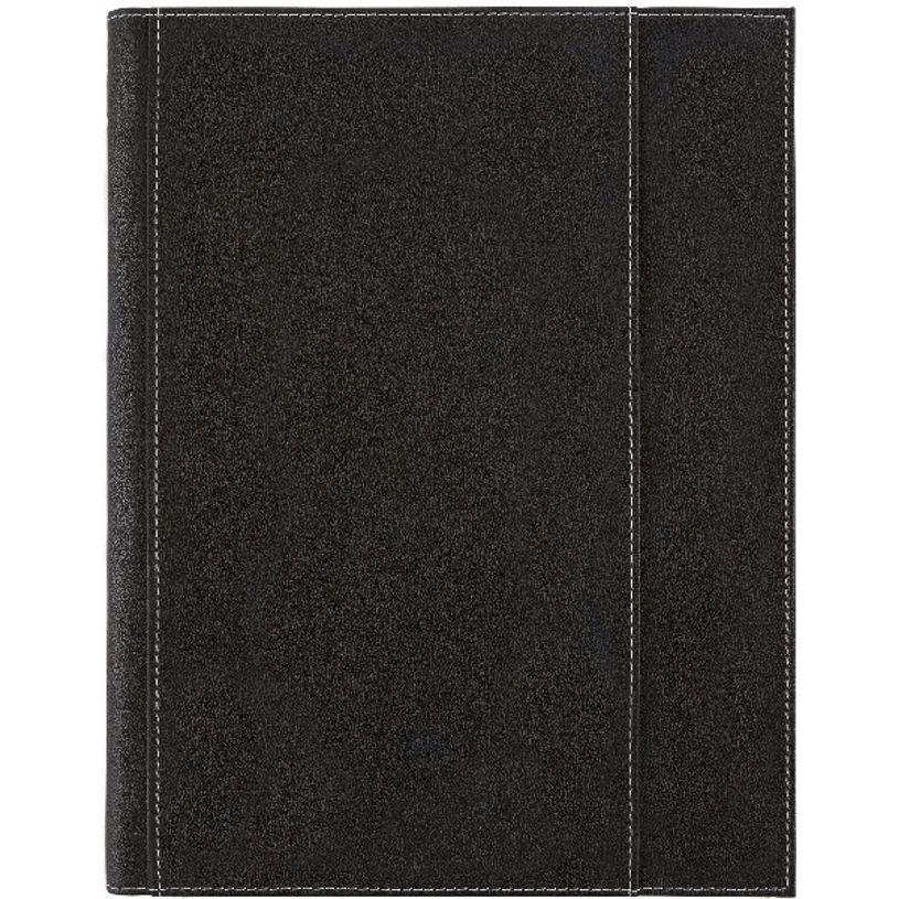 3664447131603-Agenda spiralé Burgos - 1 semaine sur 2 pages - 22 x 28 cm - noir - Oberthur-P_405120304_1-0