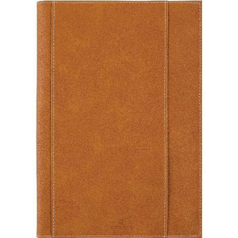 3664447131627-Agenda spiralé Burgos - 1 semaine sur 2 pages - 22 x 28 cm - camel - Oberthur-P_405120306_1-0