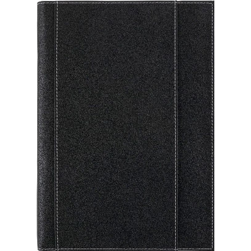 3664447131634-Agenda spiralé Burgos - 1 semaine sur 2 pages - 17 x 24,5 cm - noir - Oberthur-P_405120307_1-0