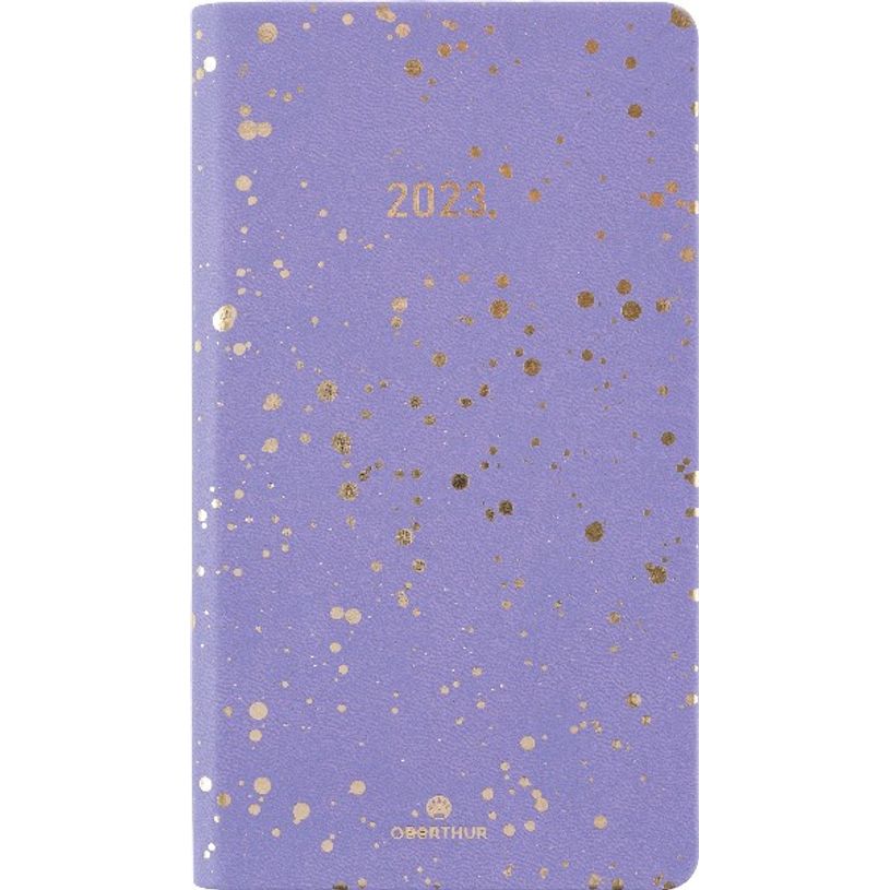 3664447126722-Agenda de poche Céleste - 1 semaine sur 2 pages - 9,5 x 17,5 cm - lilas - Oberthur-P_405120322_1-0