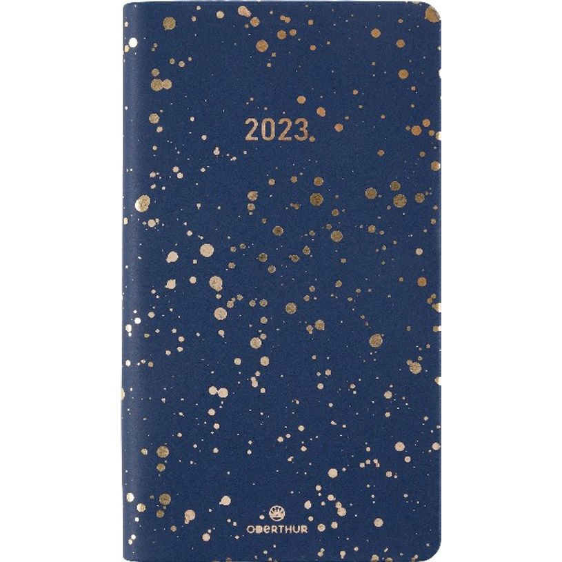 3664447126746-Agenda de poche Céleste - 1 semaine sur 2 pages - 9,5 x 17,5 cm - bleu marine - Oberthur-P_405120324_1-0