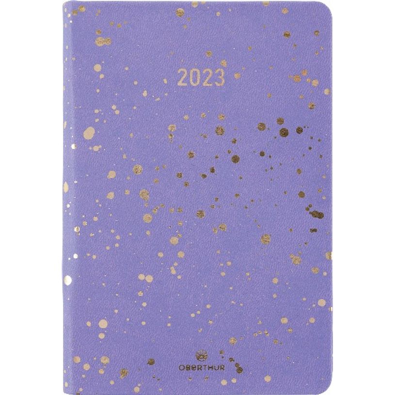 3664447126760-Agenda Céleste - 1 semaine sur 2 pages - 10 x 15 cm - lilas - Oberthur-P_405120326_1-0