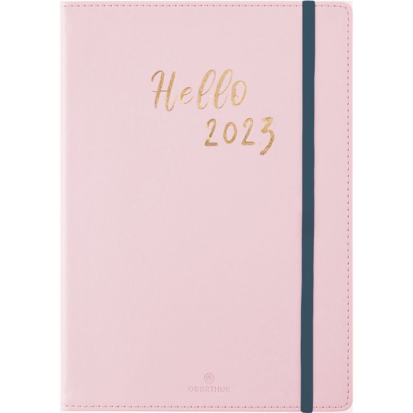 3664447131566-My Hello Agenda - 1 semaine sur 2 pages - A5 - blush - Oberthur-P_405120338_1-0