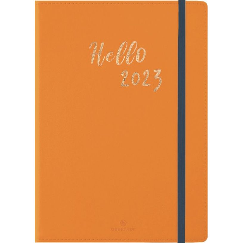 3664447131580-My Hello Agenda - 1 semaine sur 2 pages - A5 - moutarde - Oberthur-P_405120340_1-0