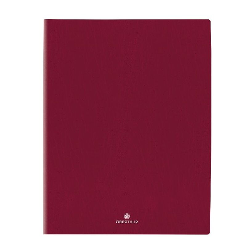 3664447132938-Agenda Odessa - 1 semaine sur 2 pages - 22 x 28 cm - bordeaux - Oberthur-P_405120345_1-0