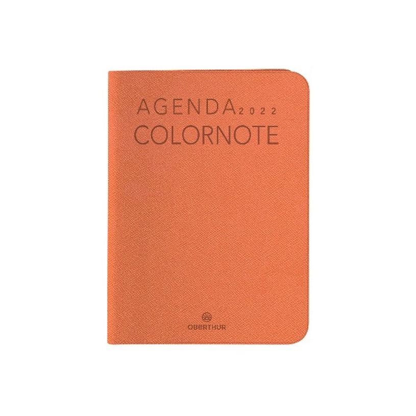 3664447133416-Agenda Colornote - 1 semaine sur 2 pages - 7,5 x 10,5 cm - corail - Oberthur-P_405120391_1-0