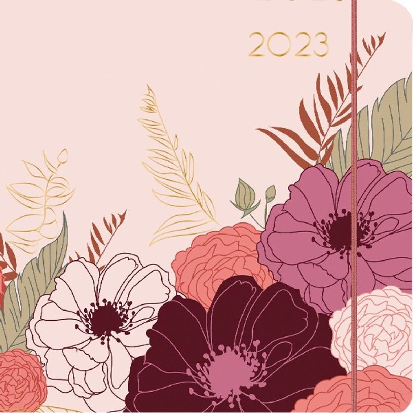 3664447134925-Agenda Giverny - 1 semaine sur 2 pages - 16,5 x 16,5 cm - nude - Oberthur-P_405120399_1-0