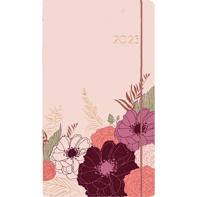 3664447134956-Agenda de poche Giverny - 1 semaine sur 2 pages - 9,5 x 17,5 cm - nude - Oberthur-P_405120402_1-0