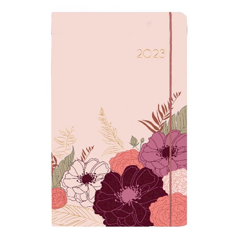 3664447134987-Agenda Giverny - 1 semaine sur 2 pages - 10 x 15 cm - nude - Oberthur-P_405120405_1-0