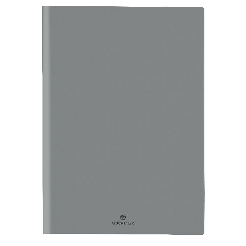 3664447132778-Agenda Malmö - 1 semaine sur 2 pages - 22 x 30,7 cm - gris - Oberthur-P_405120407_1-0