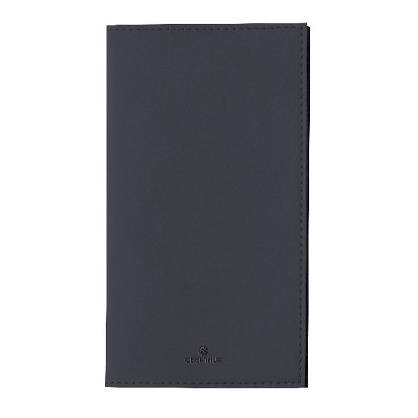 3664447132051-Agenda Oslo - planning mensuel en accordéon - 8 x 15 cm - bleu marine - Oberthur-P_405120426_1-0