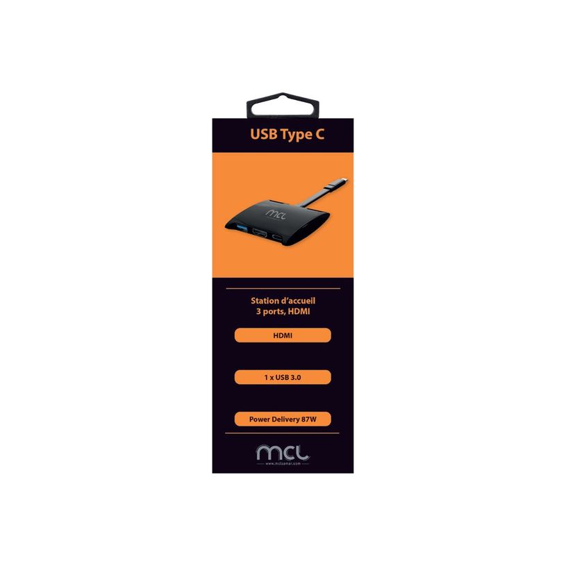 3700224766672-MCL Samar - station d'accueil USB Type C 3 ports - USB-A - HDMI - charge PD-P_405120463_1-1